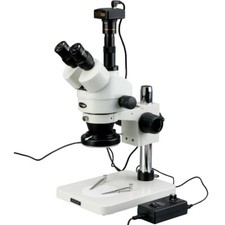 AmScope 3.5X-90X Digital Zoom Stereo Microscope  144-LED  10MP USB Camera