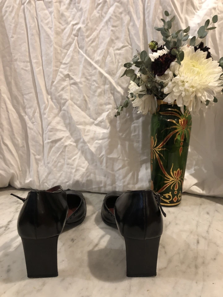 Tacón cuadrado Mary Jane charol negro Sesto Meucci Foto 4 de 4