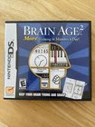 NINTENDO DS BRAIN AGE 2 CIB Complete With Case And Manual