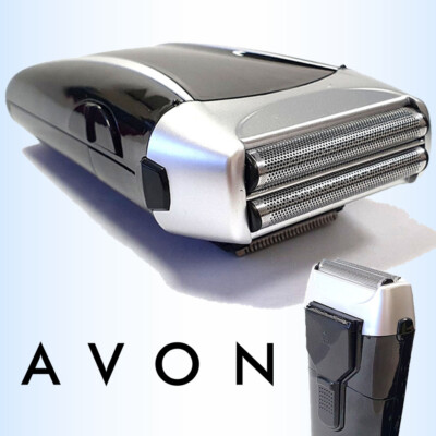 Avon kabelloser tragbarer Reise-Folienrasierer Haar-/Bartschneider/Trimmer für Herren