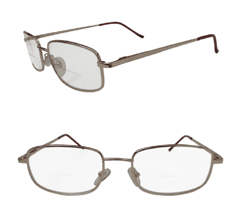 Ejecutivo de oro Bifocal Primavera Con Bisagras De Metal Diseñador Gafas De  Lectura Enmarcado 256 | eBay