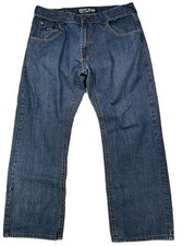 Vintage Enyce Sean Combs Men's Straight Leg Jeans Y2K Hip Hop P Diddy Blue Sz 38