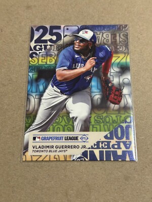 2025 Topps - #TG-7 Vladimir Guerrero Jr. Training Grounds - FREE SHIP