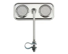 ALTALINE Bicycle Rectangle Mirror Chrome Clear