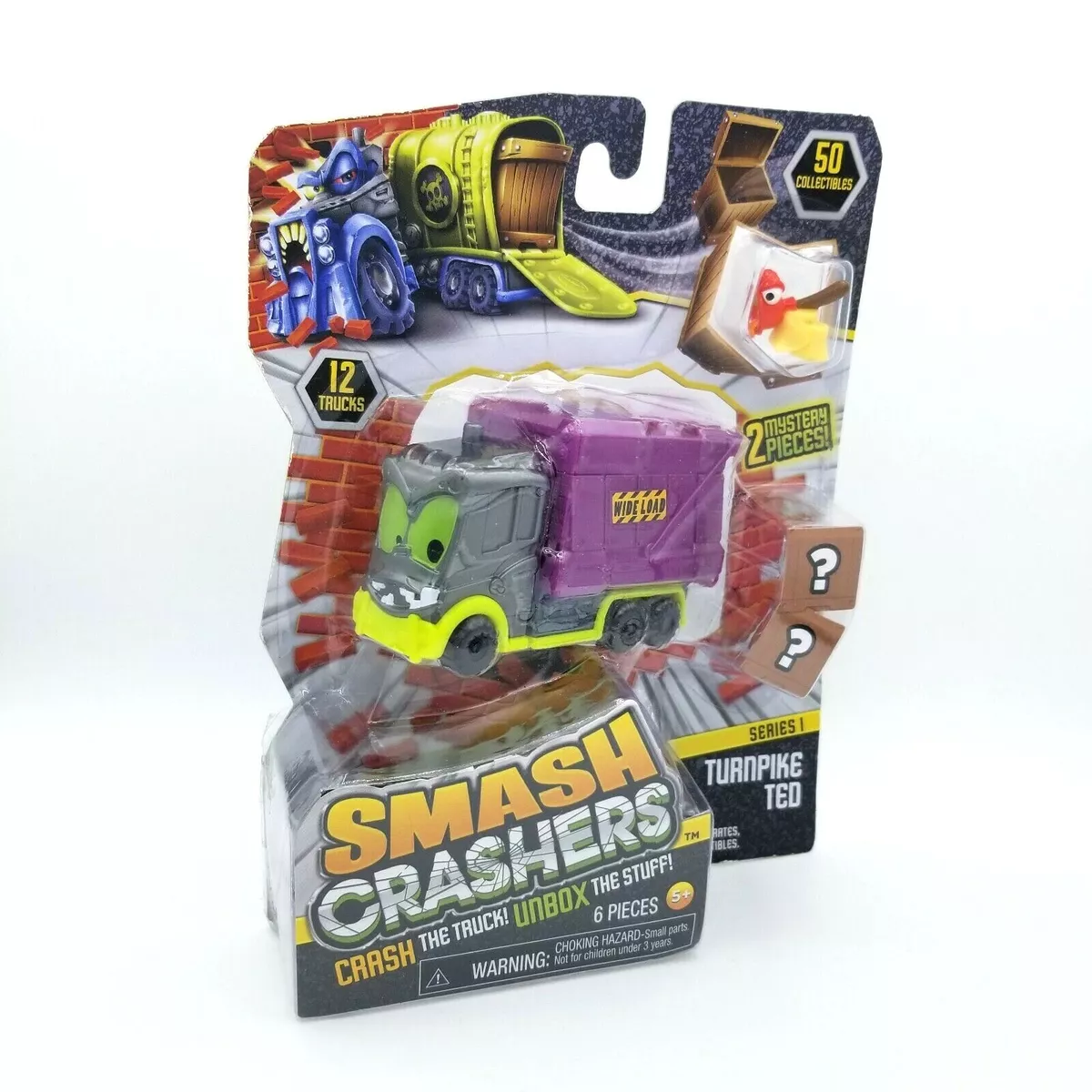 Smash Crashers, Toys, Smash Crashers Turnpike Ted Mystery Series Crash  The Truck Unbox The Stuff