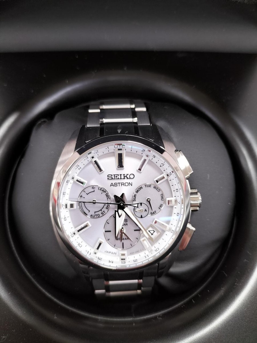 asage3　SEIKO ASTRON SBXC063 Seiko Astron SBXC063 Day Date Titanium GPS 20Bar Solar Mens
