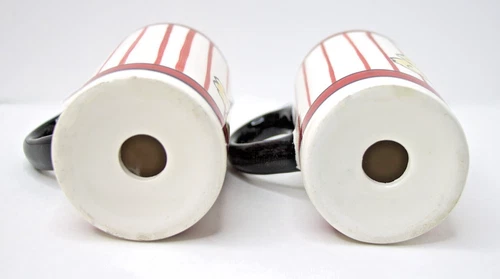 Popcorn Bowl & Shakers Set 4 Ceramic Decorative Tabletops Unlimited - Bild 8 von 8