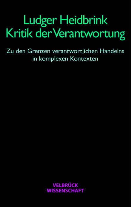 Thumbnail - Kritik Der Verantwortung Von Ludger Heidbrink