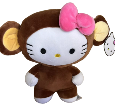 10 inch Sanrio Hello Kitty Disguised in Monkey Costume Stuffed
