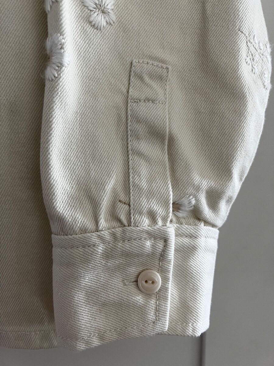 RARE KITH 101 DENIM GINZA SHIRT - SANDRIFT - Floral Size L RARE KITH 101 DENIM GINZA SHIRT - SANDRIFT - Floral Size L