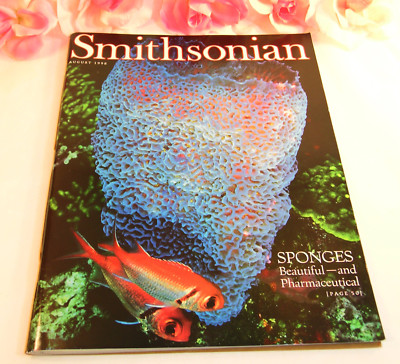 Smithsonian Magazine August 1998 Back Ach Sponges Circus Hobos Gold ...
