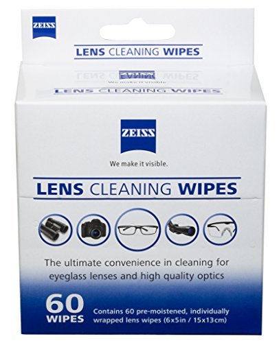 zeiss box lens wipes (60 count). 10 pack