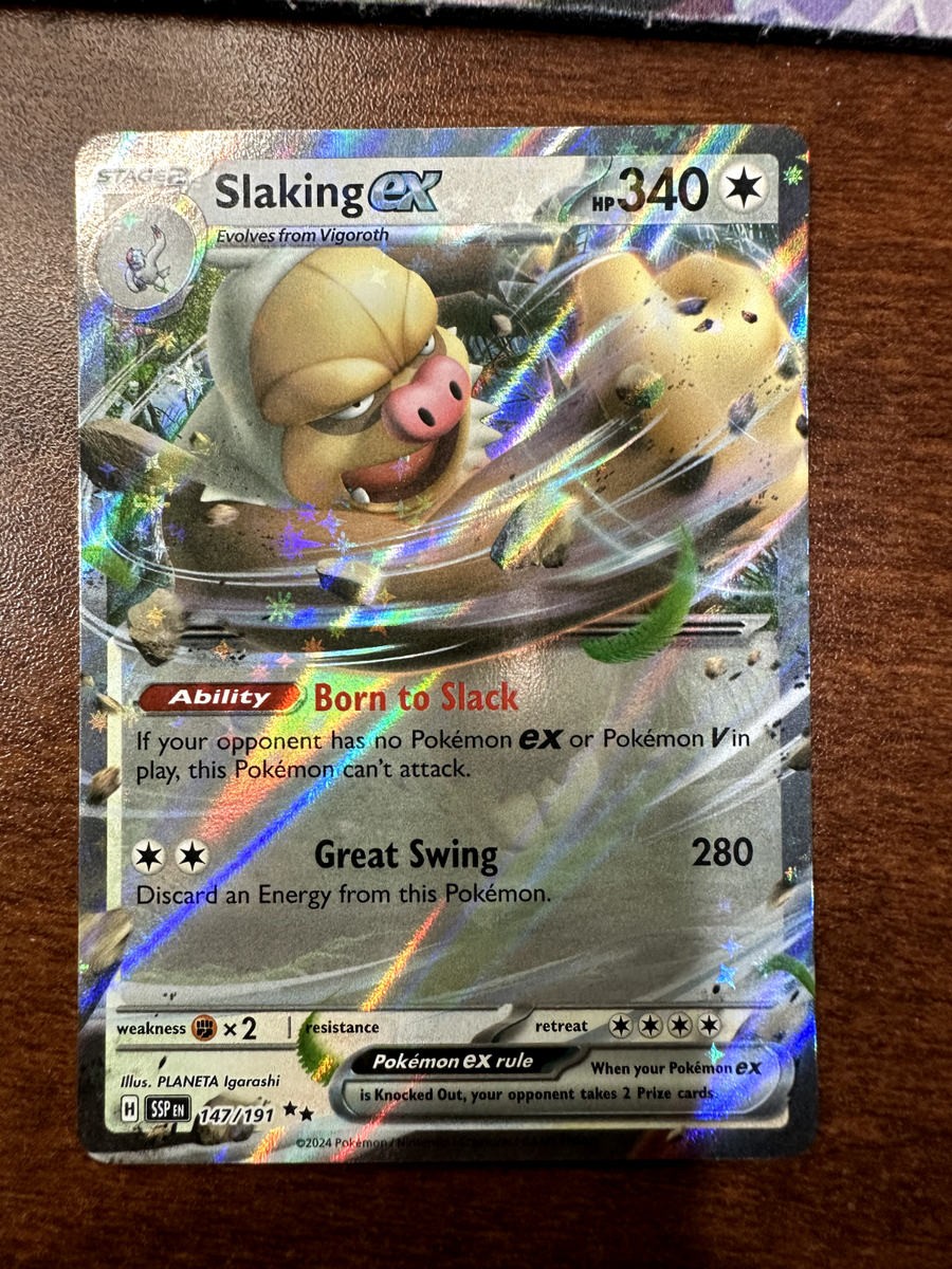 Pokmon Card - Slaking ex 147/191 Ultra Rare - Surging Sparks | eBay Pokmon Card - Slaking ex 147/191 Ultra Rare - Surging Sparks | eBay