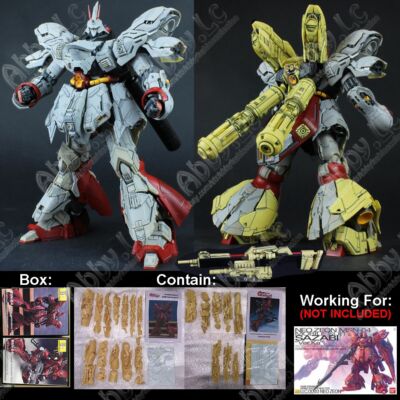 for MG 1/100 Sazabi ka RECAST AnchoreT ver 1.0 Resin Dress up+