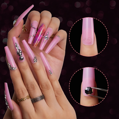 Double-Sided Nail Glue Tape Sticker Adhesive Tabs for Press on Nails 3-40 Sheet - Picture 8 of 12