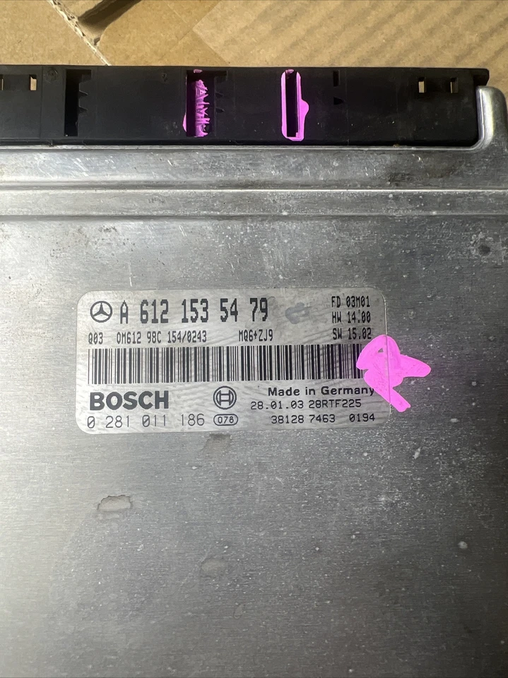 ✅ ORDENADOR MOTOR ECU 2,7 L MERCEDES SPRINTER 2500 3500 2002-2003 FABRICANTE DE EQUIPOS ORIGINALES 6121535479 Foto 2 de 4