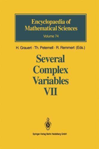Encyclopaedia of Mathematical Sciences Ser.: Several Complex Variables VII : ...