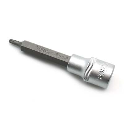 TEMO 20IP-25IP 4 Inch Torx Plus Bit Socket 1/2 Inch Square Drive Impact Ready