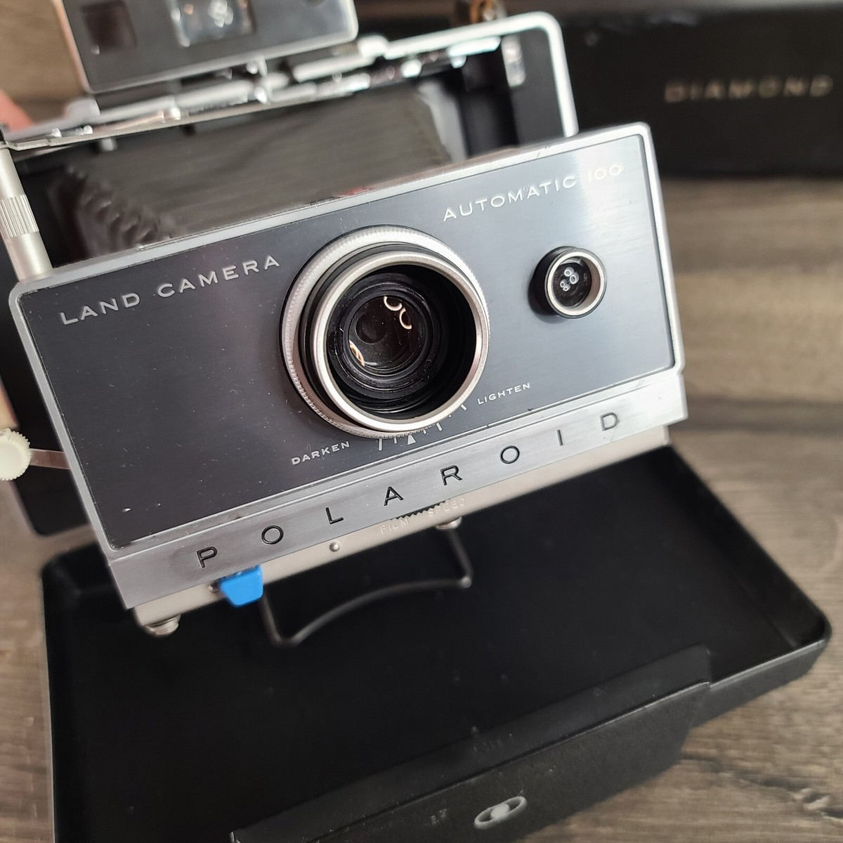 アンティーク ポラロイドカメラ LAND CAMERA 100 Original French Vintage Ad - POLAROID Land Camera Automatic