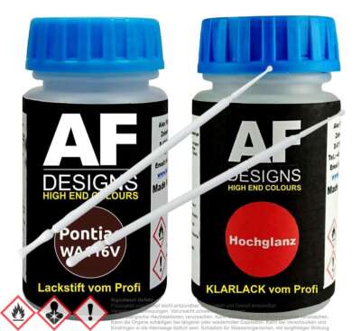 Für Pontiac WA116V Alchemy Metallic Lackstift Klarlack Lacktupfer Autolack Set
