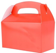 24 CAJAS ROJAS DE GOLOSINAS PARA FIESTAS FAVORES BOLSAS DE REGALOS BAZAR PREMIO CESTA DE REGALO CARNAVAL