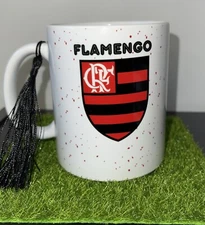 Canecas de Cafe times do Brasil-Flamengo With Name