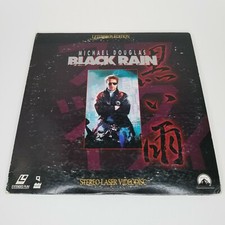 Black Rain Laserdisc Letterbox Edition Michael Douglas Ridley Scott Andy Garcia
