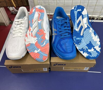 ASICS Table Tennis Shoes DYNAFEATHER 1073A064 100(White