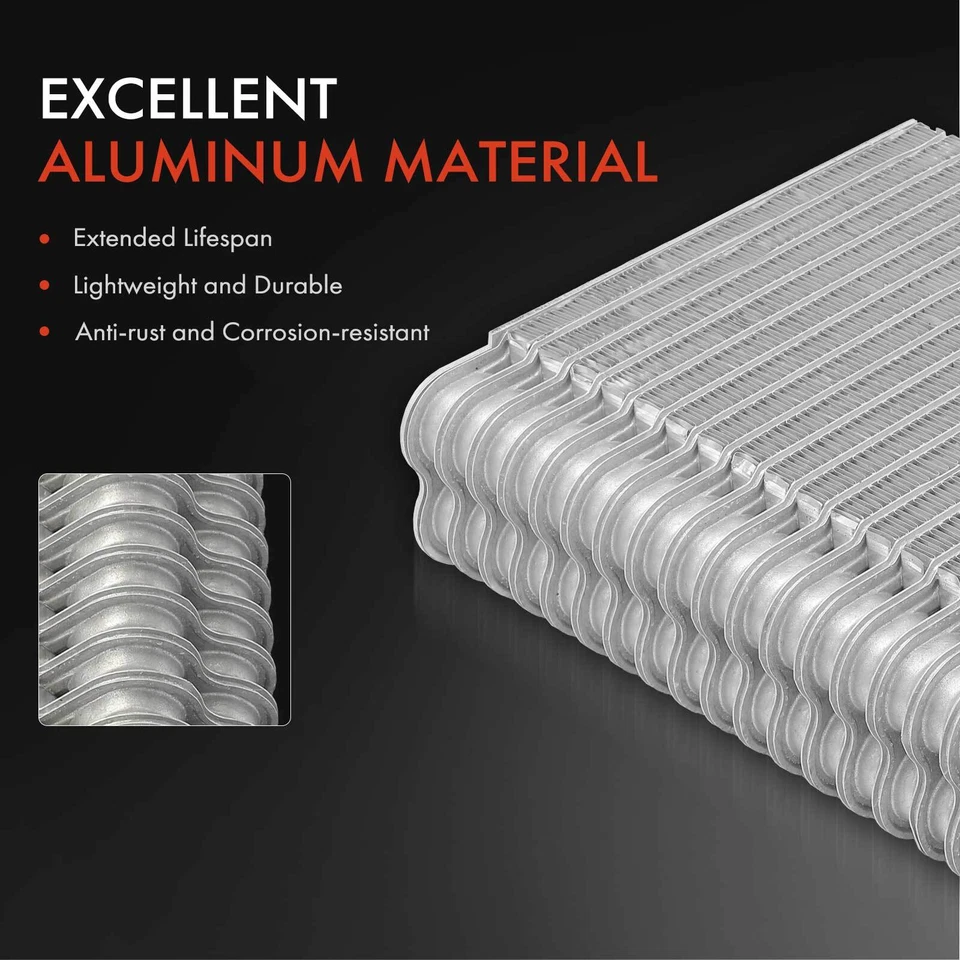 Nuevo núcleo evaporador de aire acondicionado de aluminio para Saab 900 1994-1998 9-3 1999 2000-2003 Foto 3 de 4