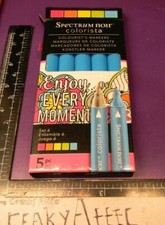 SPECTRUM NOIR COLORISTA 5 BRIGHTS MARKER ALCOHOL WATER BASED INK CREAKYATTIC
