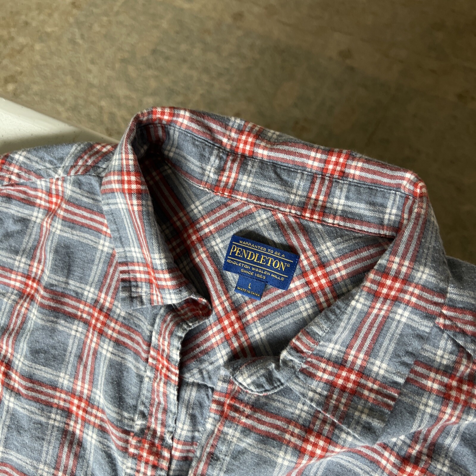 Pendleton Kids Large Button Up Flannel Shirt Ligh… - image 2