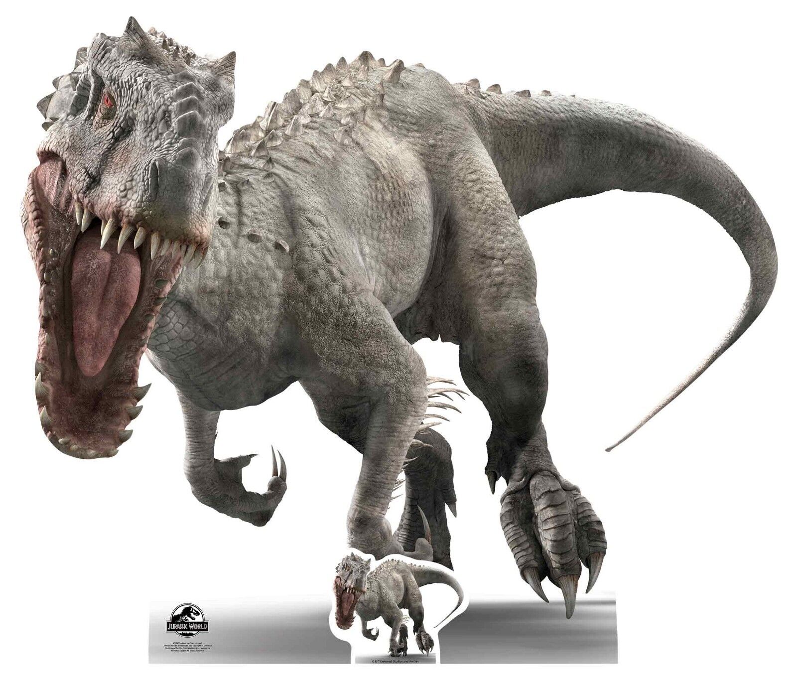 Indominus Rex Roar Style Official Jurassic World Lifesize Cardboard Cutout 5052310877129 Ebay 