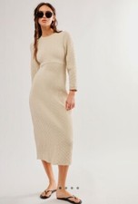 NWT FREE PEOPLE Gabby Seamless Midi Dress Size XS/S