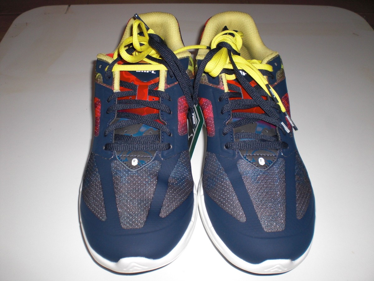 Authentic A Bathing APE BAPE x PUMA IGNITE BAPESTA SNEAKERS