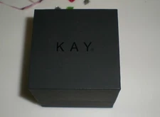 KAY Jewelers Empty New Version Black RING Presentation Box