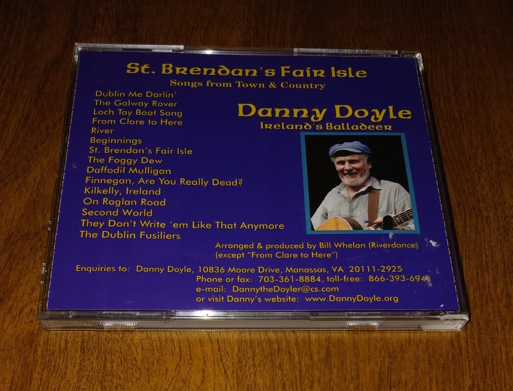 St Brendan's Fair Isle Danny Doyle CD 2002 Excellent Disc eBay