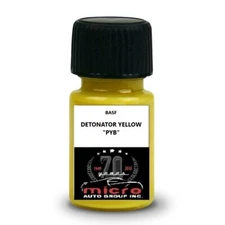 Chrysler Jeep Detonator Yellow PYB Touch up Paint With Brush 2 Oz SHIPS TODAY