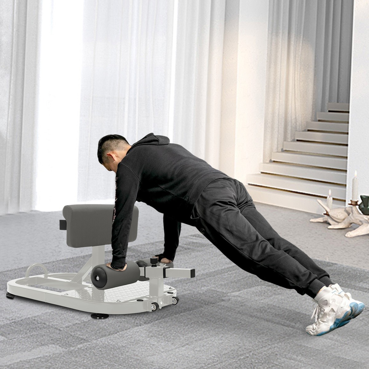 Multi-Function Deep Squat Bench, Home Gym Workout Station Leg