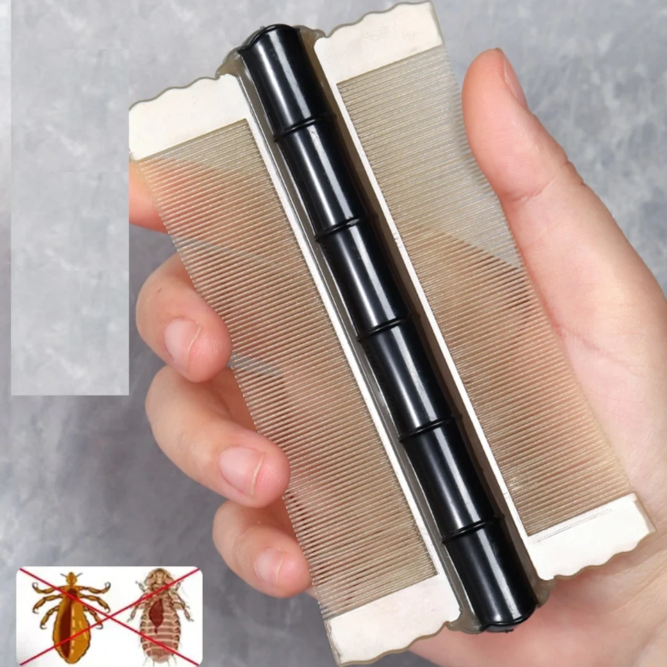 Black Lice & Flea Comb With Dense Teeth For Children & Adults Hair Removal Tool - Image 4 of 4