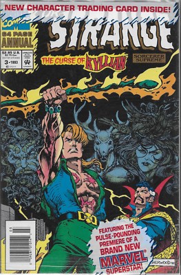 Doctor Strange Sorcerer Supreme Annual No.3 1993 1st App. Kyllian / Trading Card