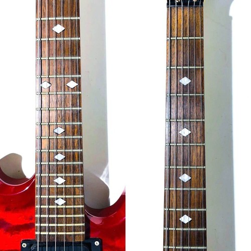 B.C.Rich Mockingbird 360JE SeethroughRed DistinctiveShape Rare 2003 Guitar Japan - Picture 19 of 21