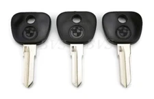 3X BMW BLANK KEYS FIT FOR 3 5 7 SERIES E12 E21 E23 E24 E28 E30 M3 M5 SKIN LOGO