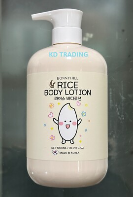 BONNYHILL ~ Skin Radiance Enhancing RICE BODY LOTION Made in Korea 1000ml