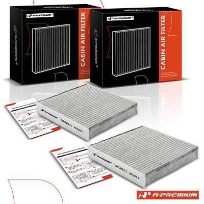 2Pcs Activated Carbon Cabin Air Filter for Land Rover Defender 90 110 130 DOHC