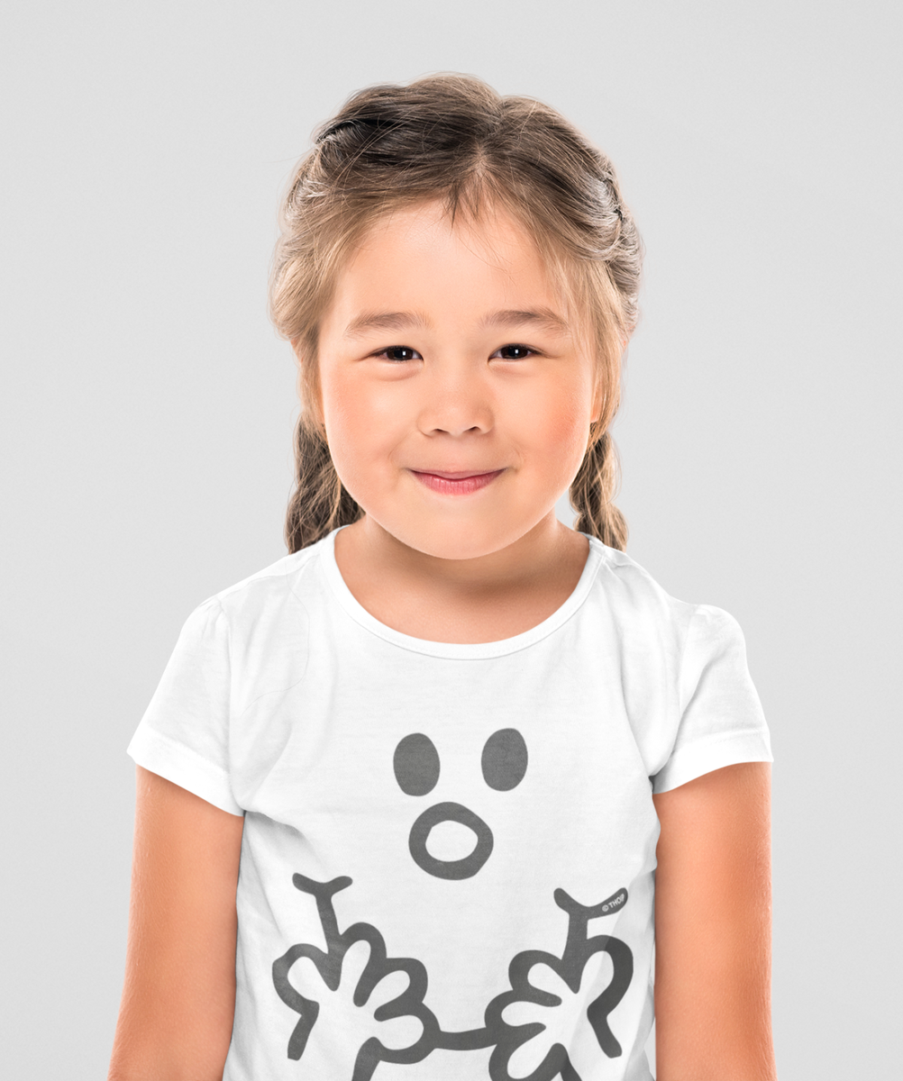 T-shirt Fille Young Dimension 3-4 Ans - Blanc Floral, Coton, Sans Manches