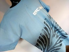 SALE! BTCC 2019 Dunlop wet tyre print boxed t-shirt and Plato keyring! BLUE