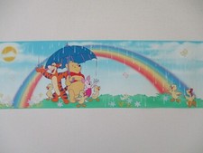 Disney Home Winnie the Pooh Rainbow Imperial Pre-Pasted Wallpaper Nursery Border