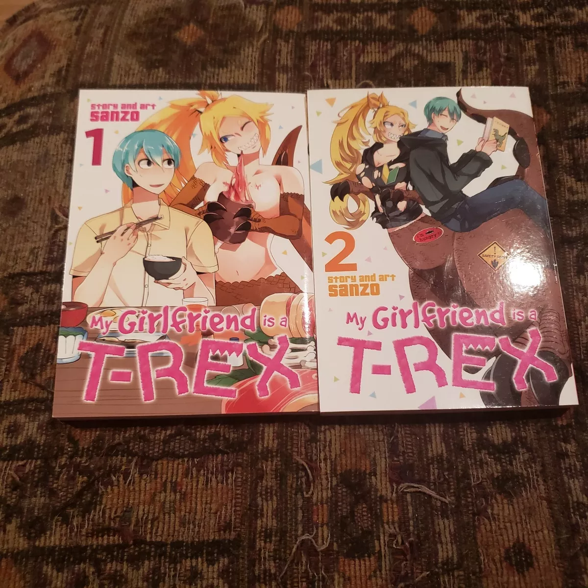 My Girlfriend Is A T Rex My Girlfriend is a T-Rex Vol.1,2 Manga Graphic Novels Complete Set English  | eBay