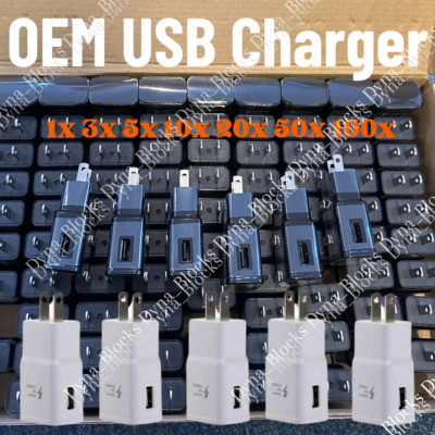 2A 5V USB Wall Charger Power Adapter Plug Supply Charging Brick Bulk Wholesale