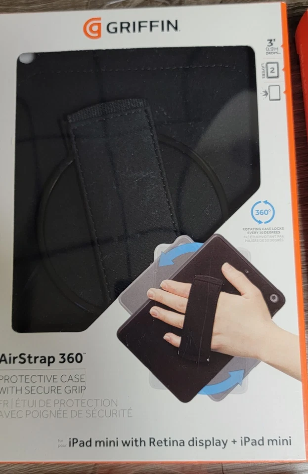 Lot of 4 Griffin AirStrap 360 Carrying Cases w/Strap for iPad Mini - Image 2 of 4